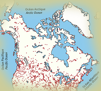 Carte - Priode postglaciaire rcente - Gracieuset de Richard Morlan