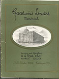 Goodwin's Fall Winter 1911-1912, page 
de couverture.