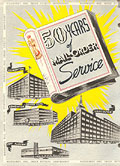 Page de couverture, 50e anniversaire 
de Woodward, Fall Winter 1947-1948.