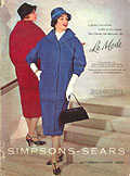 Page de couverture, Simpsons-Sears 
automne hiver 1958.