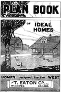 Page de couverture du Plan Book of 
Ideal Homes d'Eaton 1919.