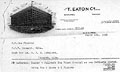 Facture d'Eaton pour la vente d'une 
maison  W.A. Van Lohuizen, Monarch, Alberta.
