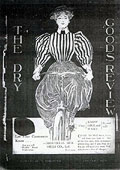 Dame  bicyclette, The Dry 
Goods 
Review, 1896, page de couverture.