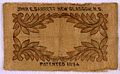 Un des premiers patrons de tapis 
crochet, 1894.