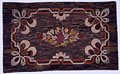Hooked rug on Garrett pattern, ca 
1901.