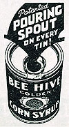 Le sirop de mas Beehive, Eaton's 
Camp 
and Cottage Book 1939, p.9.