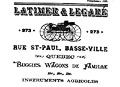 Publicit de Latimer & 
Legar dans 
Indicateur de Qubec et Lvis, 1893-1894.