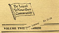 Stettler Independent encourage la 
loyaut au commerce local, 22 novembre 1928.