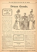 Dress goods, Eaton's Fall Winter 
1897-98, p.3.