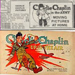 Page de couverture d'un livre de 
blagues de Charlie Chaplin, Eaton's Fall Winter 1919-1920, p.449.