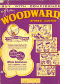 Page de couverture, Woodward's Spring 
Summer 1936.