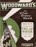 Page de couverture, Woodward's Fall 
Winter 1932-1933.