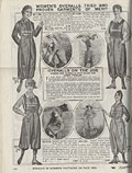 Femmes portant des salopettes, Eaton's 
Spring Summer 1918, p.188.