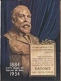 Page de couverture, 50e anniversaire 
d'Eaton, Fall Winter 1934-1935.