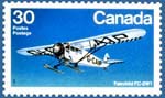 Timbre-poste canadien d'un Fairchild FC-2W