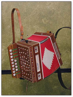 Organetto - accordéon diatonique italien Photo : Steven Darby, MCC CD2004-0245 D2004-6056