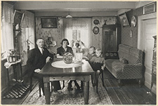 Frederik, Anna, Chris et Sigvard Bennedsen, vers 1938