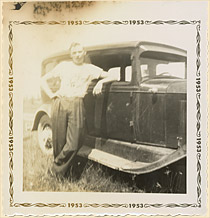 Chris Bennedsen et sa première voiture