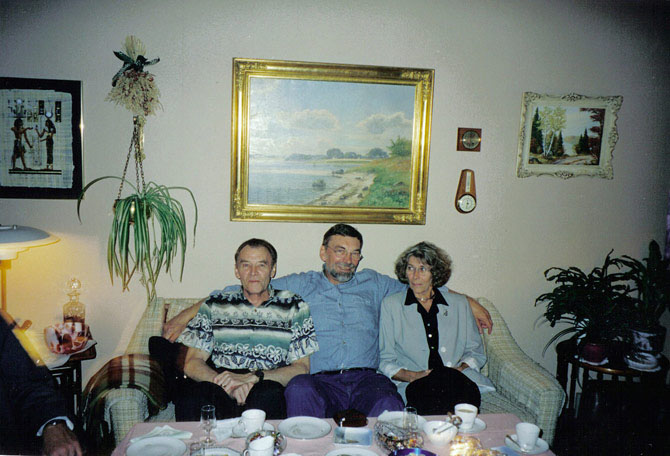 Chris Bennedsen, Sigvard Bennetzen, and Ella Bennetzen, Copenhagen, Denmark, 1993
