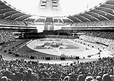 Messe de batification du frre Andr au Stade olympique de Montral, 1982 