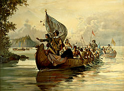 Champlain dans la baie Georgienne, 1895-1900