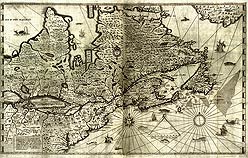 Carte de la Nouvelle-France, 1632