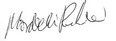 Signature of Mordecai Richler 