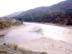 Confluent du fleuve Fraser et de la rivire Thompson