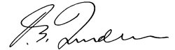 Signature de Pierre Elliott Trudeau
