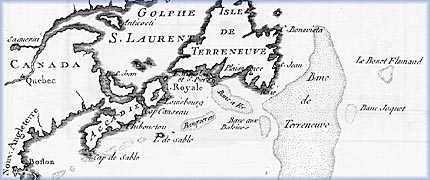 Carte du Grand Banc de Terre-Neuve - 
Muse canadien des civilisations, 
Bibliothque nationale du Canada