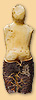 Figure d'homme en pantalon de peau de phoque 