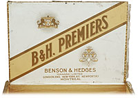 Étiquette de boîte à cigares : B&H. Premiers