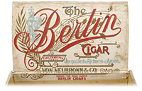 Cigar box label : The Berlin Cigar