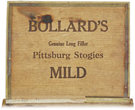 Étiquette de boîte à cigares : Bollard's Mild