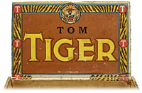Étiquette de boîte à cigares : Tom Tiger
