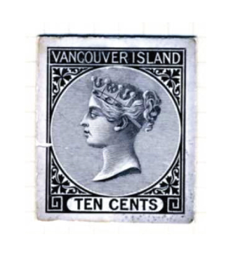 Timbre de dix cents de l'le de Vancouver