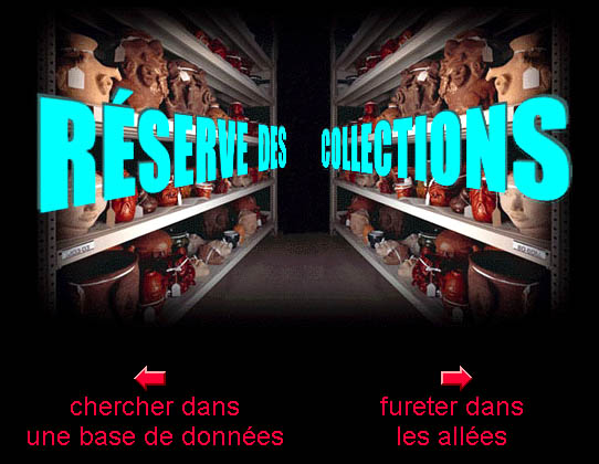 Page web de la Réserve des collections