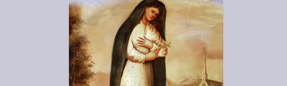 Portrait de sainte Kateri Tekakwitha