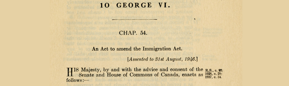 Loi sur la citoyenneté canadienne