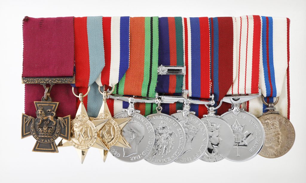 Ensemble de médailles du lieutenant-colonel Currie