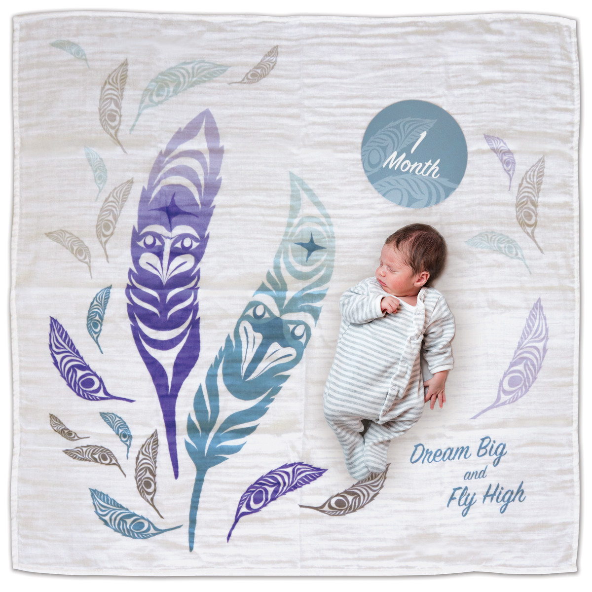 Couverture Pour Bebe Feather De Simone Diamond Boutique Du Musee Canadien De L Histoire