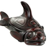 Killer Whale Spirit Box by Artist Thomas McPhee:: Bo