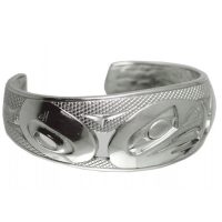 Silver Pewter Eagle Bracelet by Corrine Hunt