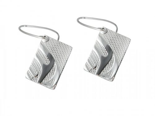 Killer Whale Silver Pewter Nexus Earrings by Corrine Hunt