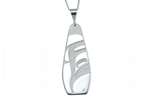 Killer Whale Silver Pewter Pendant by Corrine Hunt