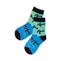 Kids Socks Whale by Simone Diamond