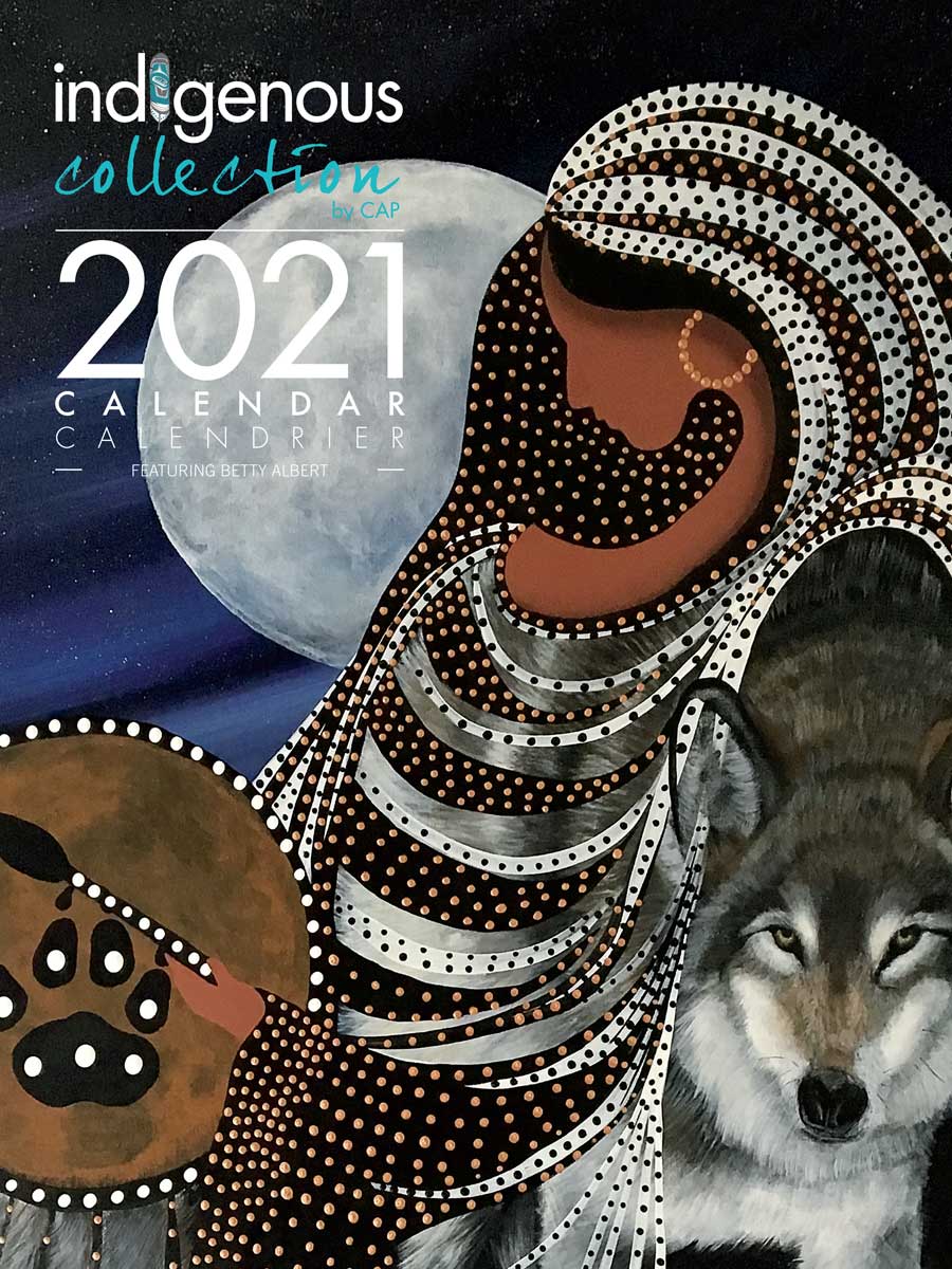 Calendrier mural 2021 avec la collection 12 lunes de Betty ...