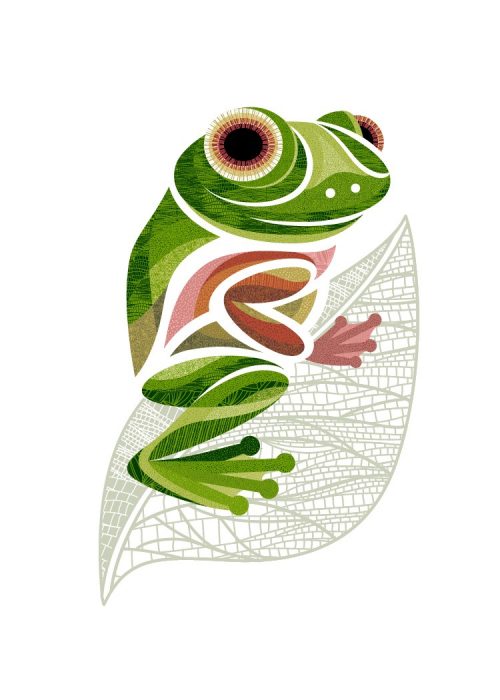 Impression numérique - Flo la grenouille