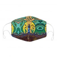 Reusable Face Mask - Strong Earth Women by Leah Dorion