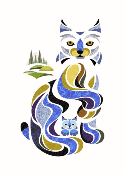 Impression numérique - Lori le lynx